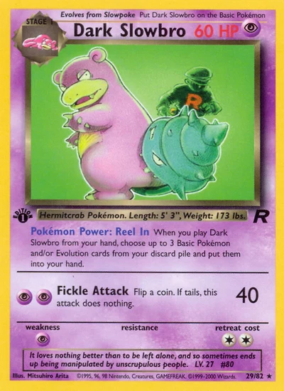 Dark Slowbro – Team Rocket nr 029/082 (Standard)