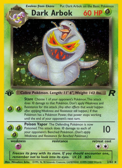 Dark Arbok – Team Rocket nr 002/082 (Standard)