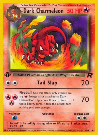 Dark Charmeleon – Team Rocket nr 032/082 (Standard)