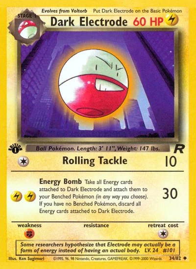 Dark Electrode – Team Rocket nr 034/082 (Standard)