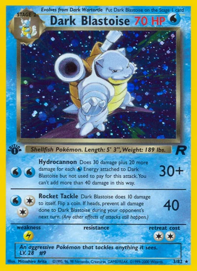 Dark Blastoise – Team Rocket nr 003/082 (Standard)