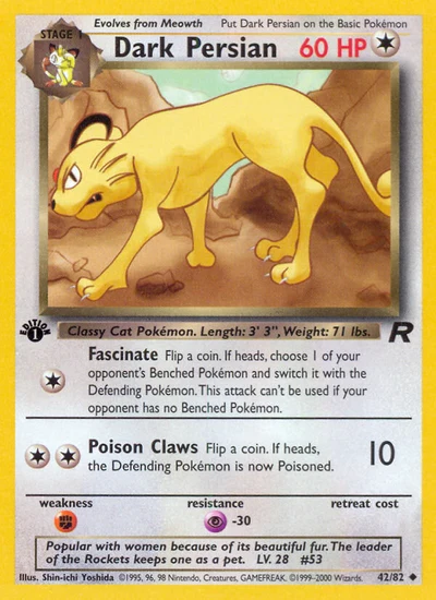 Dark Persian – Team Rocket nr 042/082 (Standard)
