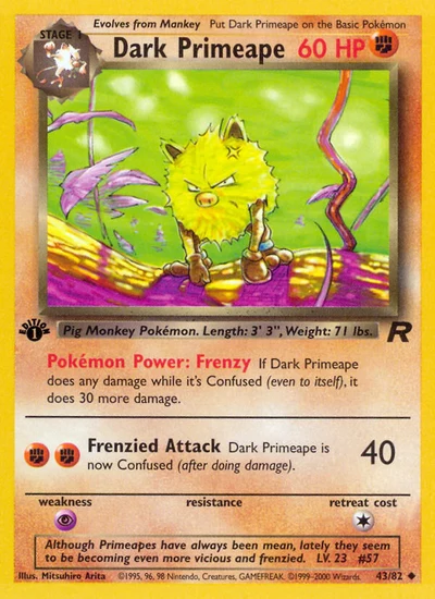 Dark Primeape – Team Rocket nr 043/082 (Standard)