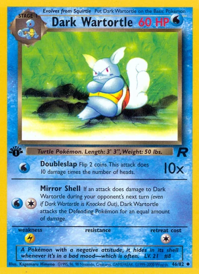 Dark Wartortle – Team Rocket nr 046/082 (Standard)