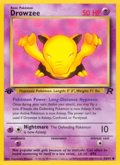 Drowzee – Team Rocket nr 054/082 (Standard)