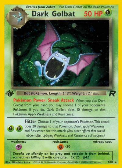 Dark Golbat – Team Rocket nr 007/082 (Standard)