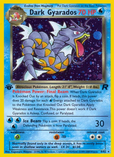 Dark Gyarados – Team Rocket nr 008/082 (Standard)