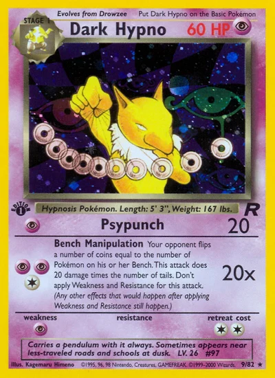 Dark Hypno – Team Rocket nr 009/082 (Standard)