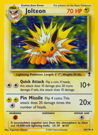 Jolteon – Legendary Collection nr 014/110 (Standard)