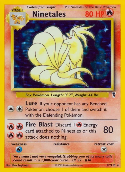 Ninetales – Legendary Collection nr 017/110 (Standard)