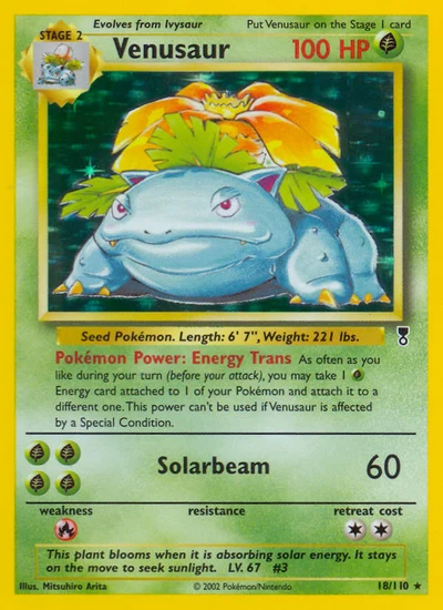 Venusaur – Legendary Collection nr 018/110 (Standard)