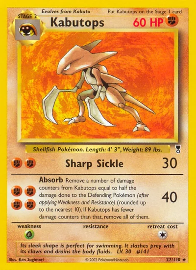 Kabutops – Legendary Collection nr 027/110 (Standard)