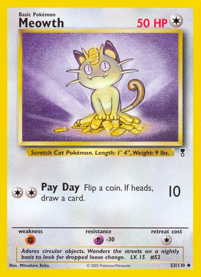 Meowth – Legendary Collection nr 053/110 (Standard)