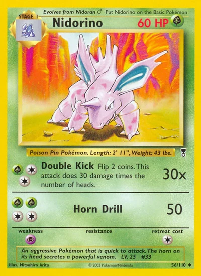 Nidorino – Legendary Collection nr 056/110 (Standard)