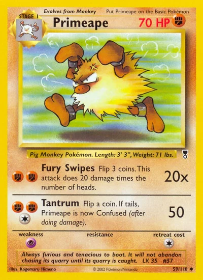 Primeape – Legendary Collection nr 059/110 (Standard)
