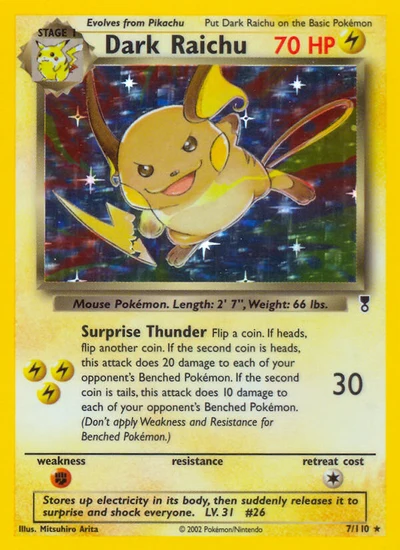 Dark Raichu – Legendary Collection nr 007/110 (Standard)