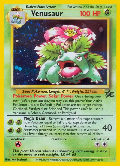 Venusaur – Wizards Black Star Promos nr 013 (Standard)