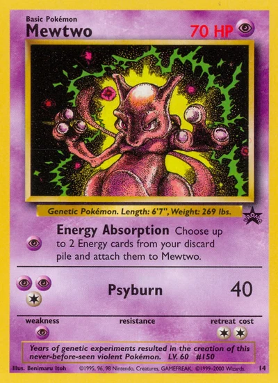 Mewtwo – Wizards Black Star Promos nr 014 (Standard)
