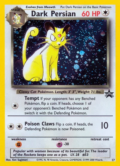 Dark Persian – Wizards Black Star Promos nr 017 (Standard)