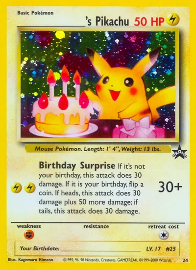 _____'s Pikachu – Wizards Black Star Promos nr 024 (Standard)