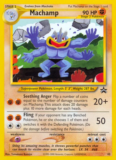 Machamp – Wizards Black Star Promos nr 043 (Standard)