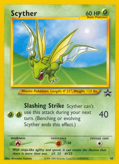 Scyther – Wizards Black Star Promos nr 045 (Standard)