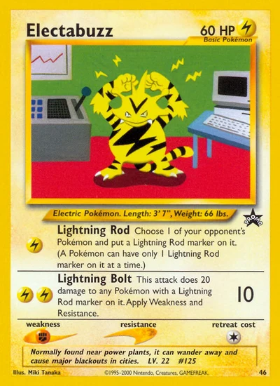 Electabuzz – Wizards Black Star Promos nr 046 (Standard)