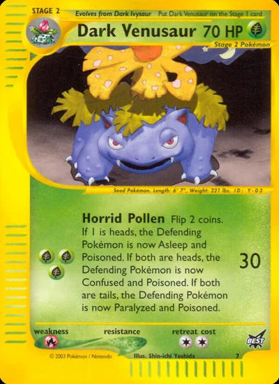 Dark Venusaur – Best of Game nr 007/009 (Standard)