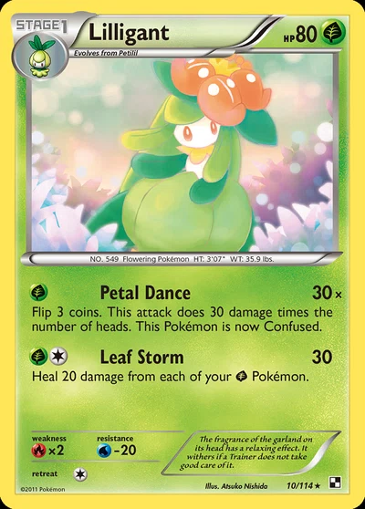 Lilligant – Black & White nr 010/114 (Standard)
