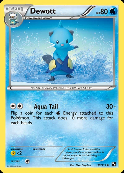 Dewott – Black & White nr 030/114 (Standard)