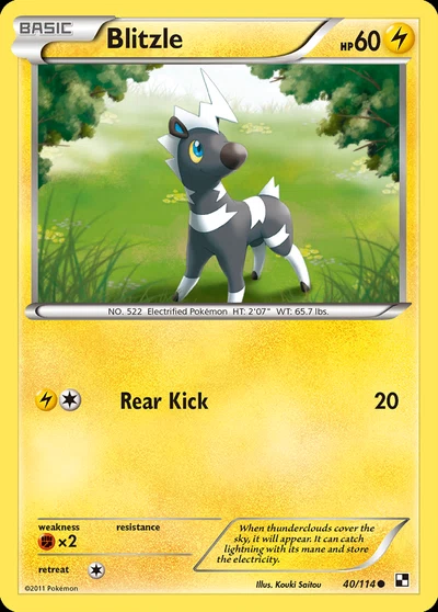 Blitzle – Black & White nr 040/114 (Standard)