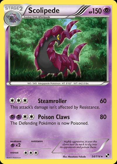 Scolipede – Black & White nr 054/114 (Standard)