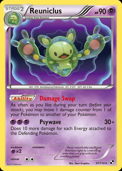 Reuniclus – Black & White nr 057/114 (Standard)