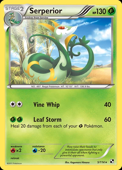 Serperior – Black & White nr 005/114 (Standard)