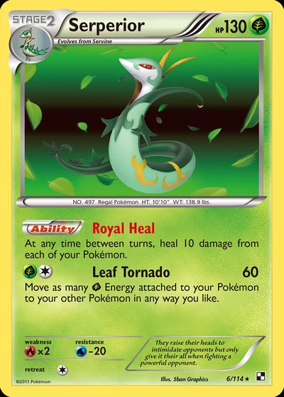 Serperior – Black & White nr 006/114 (Standard)