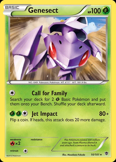 Genesect – Plasma Blast nr 010/101 (Standard)