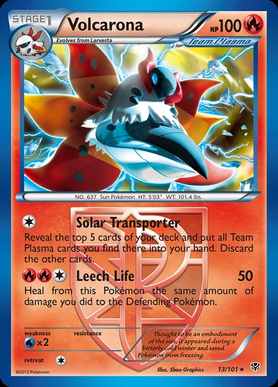 Volcarona – Plasma Blast nr 013/101 (Standard)