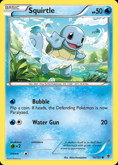 Squirtle – Plasma Blast nr 014/101 (Standard)