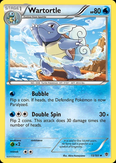 Wartortle – Plasma Blast nr 015/101 (Standard)