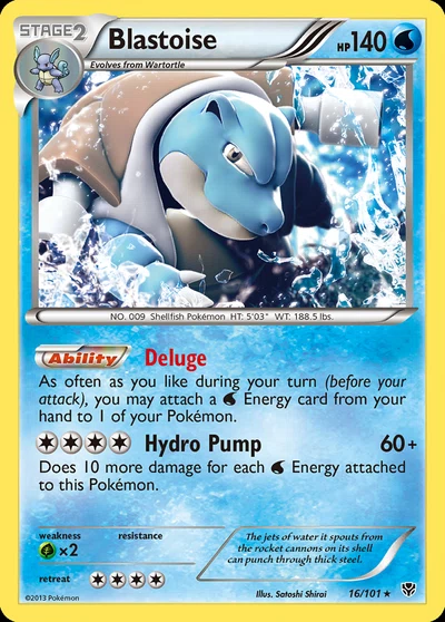 Blastoise – Plasma Blast nr 016/101 (Standard)