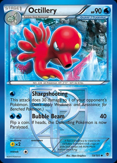 Octillery – Plasma Blast nr 019/101 (Standard)
