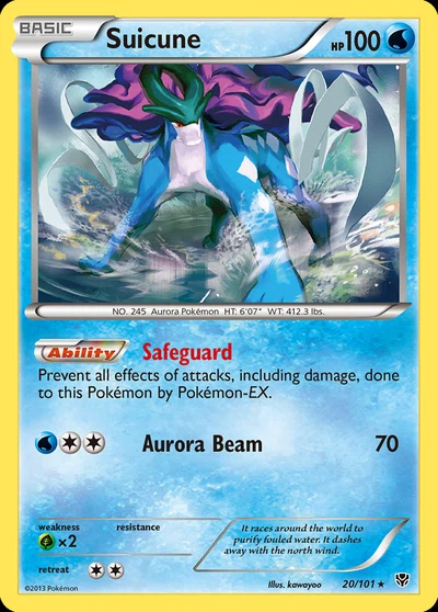 Suicune – Plasma Blast nr 020/101 (Standard)