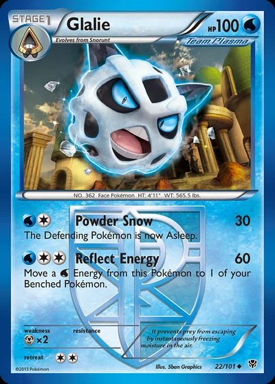 Glalie – Plasma Blast nr 022/101 (Standard)