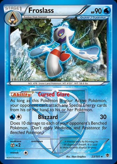 Froslass – Plasma Blast nr 023/101 (Standard)
