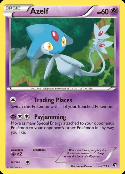 Azelf – Plasma Blast nr 038/101 (Standard)