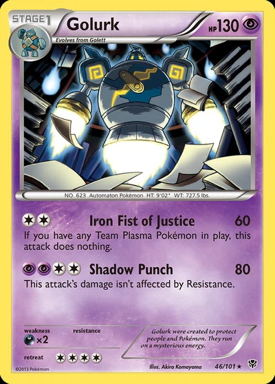 Golurk – Plasma Blast nr 046/101 (Standard)