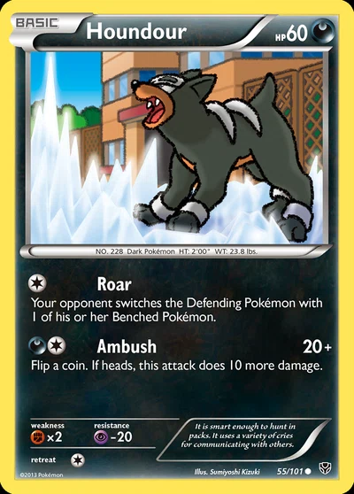 Houndour – Plasma Blast nr 055/101 (Standard)