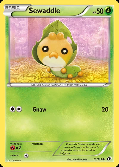 Sewaddle – Legendary Treasures nr 010/113 (Standard)
