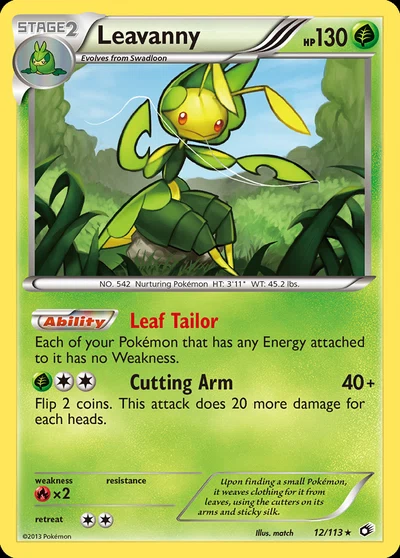 Leavanny – Legendary Treasures nr 012/113 (Standard)
