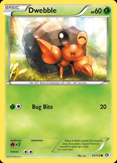 Dwebble – Legendary Treasures nr 013/113 (Standard)